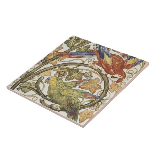 De Morgan's Parrots über die Sammlung von Grapevin Fliese (Seite)