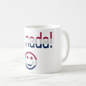 De Nada! Amerika-Flaggen-Farben Kaffeetasse (VorderseiteRechts)