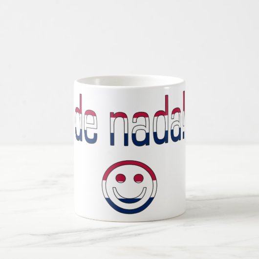 De Nada! Amerika-Flaggen-Farben Kaffeetasse (Mittel)