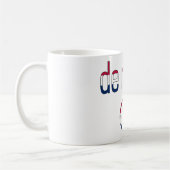 De Nada! Amerika-Flaggen-Farben Kaffeetasse (Links)