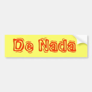 De Nada Autoaufkleber