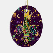 De NOLA Dat Fleur ist Perlen Keramikornament (Rechts)