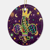 De NOLA Dat Fleur ist Perlen Keramikornament (Links)