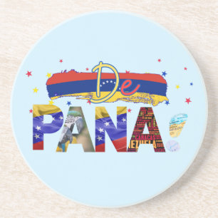 De Pana Venezuela Slang venezolanische Kultur Lieb Getränkeuntersetzer