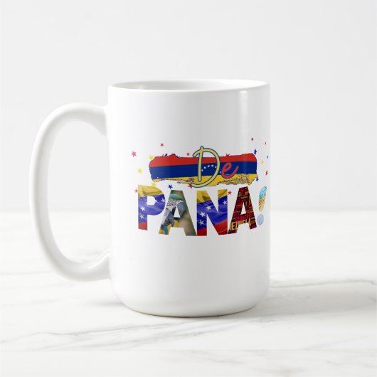 De Pana Venezuela Slang venezolanische Kultur Lieb Kaffeetasse (Links)