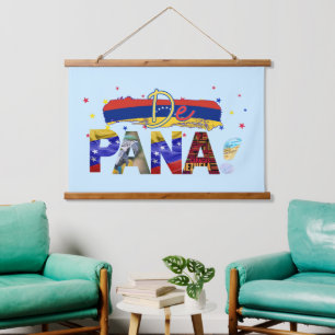 De Pana Venezuela Slang venezolanische Kultur Lieb Wandteppich Mit Holzrahmen