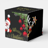 de papá Noel con purpurina Geschenkschachtel (Rückseite)