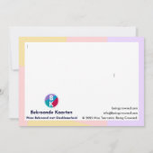 De Psycholoog Dankeskarte (Rückseite)