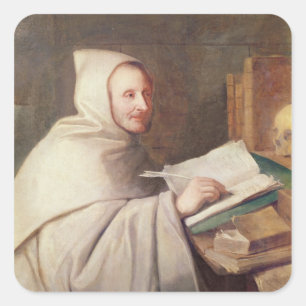 De Rance Abbot Armand-Jean le Bouthillier Quadratischer Aufkleber