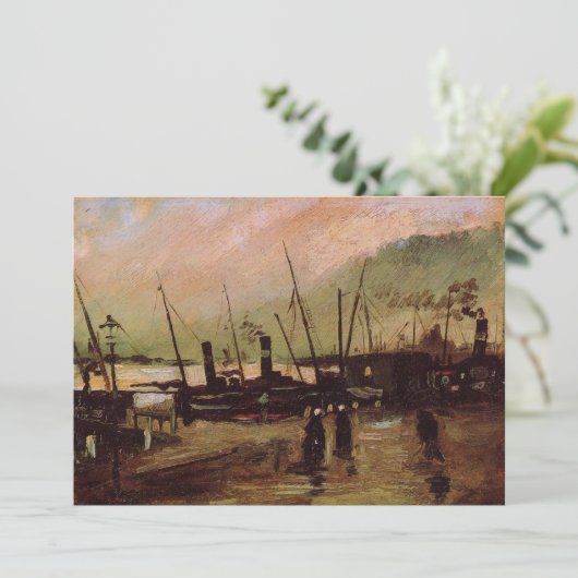 De Ruijterkade in Amsterdam von Vincent van Gogh (Stehend Vorderseite)