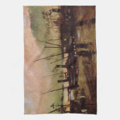 De Ruijterkade in Amsterdam von Vincent van Gogh Geschirrtuch (Vertikal)