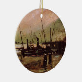 De Ruijterkade in Amsterdam von Vincent van Gogh Keramikornament (Rechts)