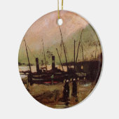 De Ruijterkade in Amsterdam von Vincent van Gogh Keramikornament (Links)