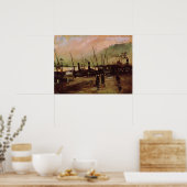 De Ruijterkade in Amsterdam von Vincent van Gogh Poster (Küche)