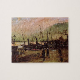 De Ruijterkade in Amsterdam von Vincent van Gogh Puzzle