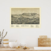 De Ruyter, NY Panoramic Map - 1892 Poster (Küche)