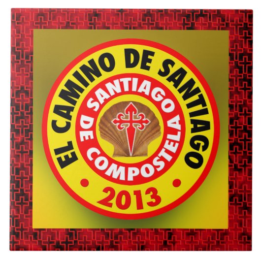 De Santiago 2013 EL Camino Fliese (Vorderseite)