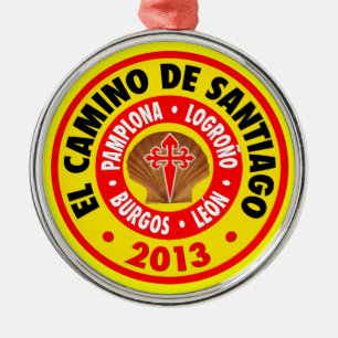 De Santiago 2013 EL-Camino Silbernes Ornament