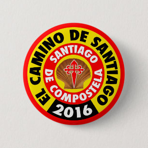 De Santiago 2016 EL Camino Button