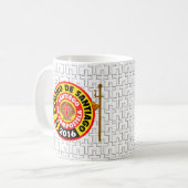 De Santiago 2016 EL-Camino Kaffeetasse (Vorderseite Links)