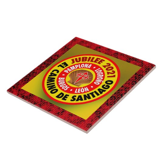 De Santiago 2021 EL Camino Fliese (Seite)