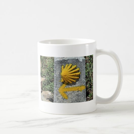 De Santiago de Compostela, Spanien, Muschel EL Kaffeetasse (Rechts)