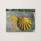 De Santiago de Compostela, Spanien, Muschel EL Puzzle (Horizontal)