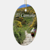 De Santiago de Compostela, Spanien, Spur EL Camino Keramikornament (Rechts)