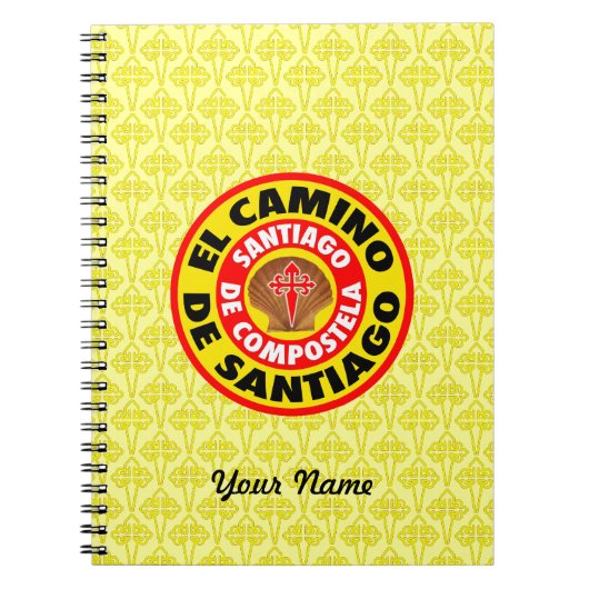 De Santiago EL-Camino Notizblock (Vorderseite)