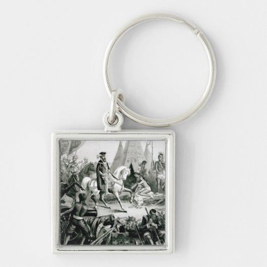 De Soto Discovering das Mississippi Schlüsselanhänger (Vorne)