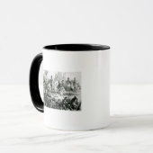 De Soto Discovering das Mississippi Tasse (Vorderseite Links)