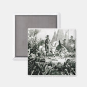 De Soto Entdeckung des Mississippi Magnet (Vorderseite/Rückseite)