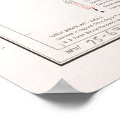 De Soto National Forest Map (1964) Poster (Ecke)