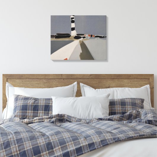 de stael le phare, 1953, Nicolas de Staël Leinwanddruck (Insitu (Schlafzimmer))