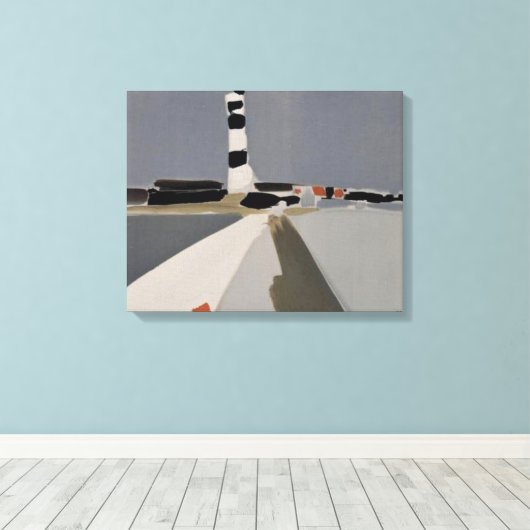 de stael le phare, 1953, Nicolas de Staël Leinwanddruck (Insitu (Holzboden))