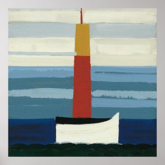 de stael le phare, 1953, Nicolas de Staël Poster (Vorne)