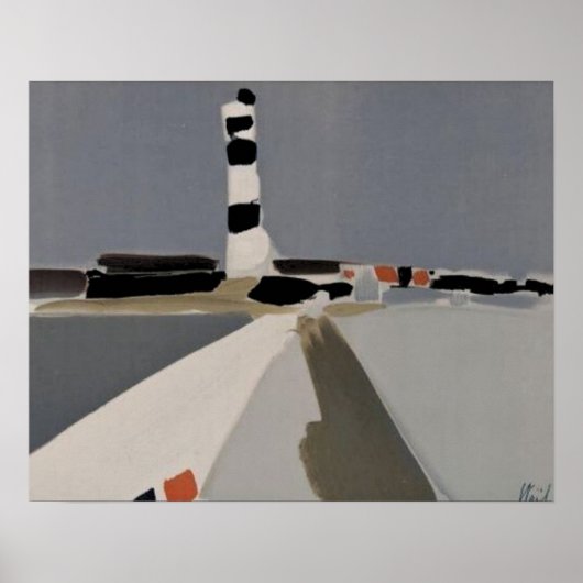de stael le phare, 1953, Nicolas de Staël Poster (Vorne)