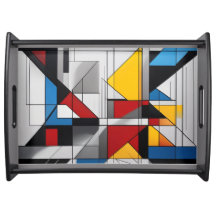 De Stijl Abstrakte Geometrische Primärfarben