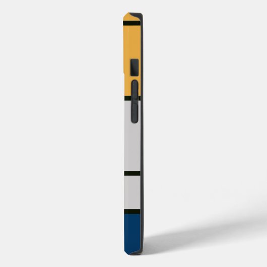 De Stijl Inspirierte Monogramm der farbigen Primär Case-Mate iPhone Hülle (Rückseite / Links)