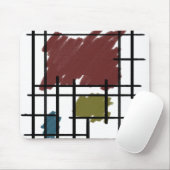 De Stijl Mousepad (Mit Mouse)