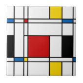 De Stijl-Muster Fliese (Vorderseite)