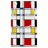 De Stijl-Muster Kleine Geschenktüte (Rückseite)