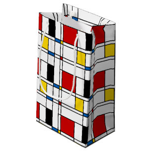 De Stijl-Muster Kleine Geschenktüte