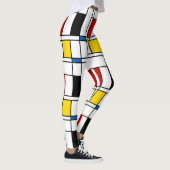 De Stijl-Muster Leggings (Rechts)