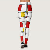 De Stijl-Muster Leggings (Rückseite)