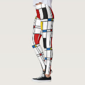 De Stijl-Muster Leggings (Links)
