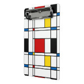 De Stijl-Muster Mini Klemmbrett (Gewinkelt2)