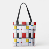 De Stijl-Muster Tasche (Rückseite)