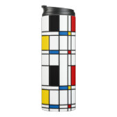 De Stijl-Muster Thermosbecher (Nach rechts gedreht)