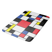 De Stijl Neoplastik Art Badematte (Schrägansicht)
